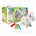 Animal Stuffed High Quality Plush Painting Toys for Kid with 6-piece Color Pen